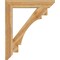 Ekena Millwork Merced Slat Rough Sawn Bracket, Western Red Cedar, 6"W x 40"D x 48"H BKT06X40X48MRC06RWR - alternate 4